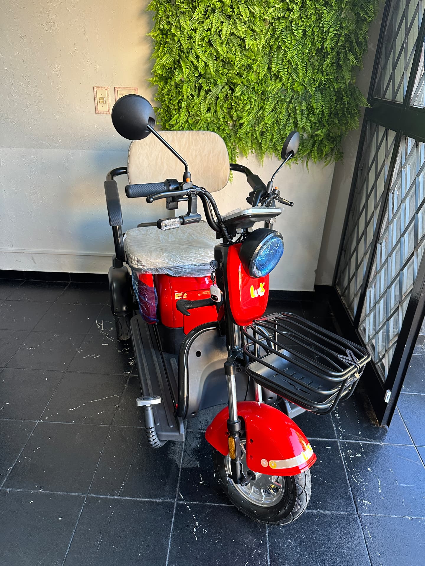 Scooter elétrica Triciclo